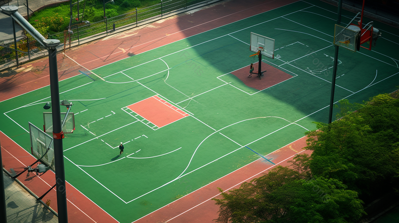 学院学校学生运动塑胶篮球场摄影背景,高清,摄影图,摄影图片,图片大全,摄影图免费下载